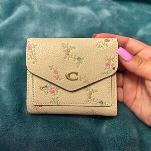Coach Wynn Wallet with Floral Print